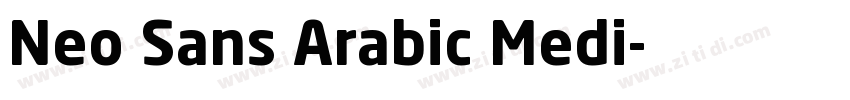 Neo Sans Arabic Medi字体转换
